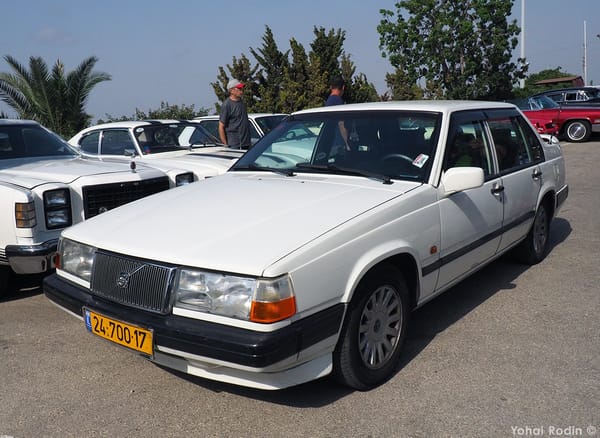 Car Show Classics: It's the Smorgasbord That is Israel's Classic Community 57 1997 White Volvo 944 GLE
