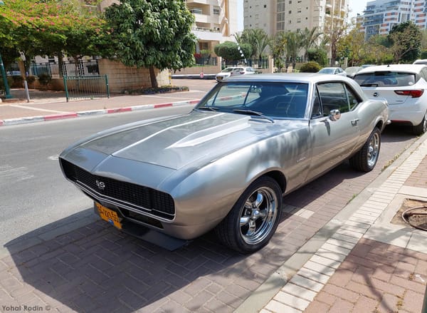1967 Silver Chevrolet Camaro