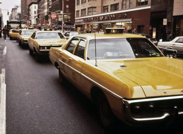The Little Engines That Could, Part 3: A Fuselage Dodge Rated For Thirty Degree Performance 7 dodge_polara_and_other_yellow_cabs_in_1973_nyc