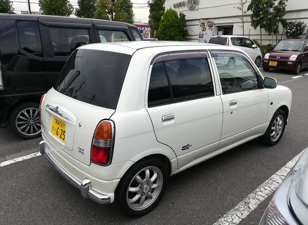 Curbside Classic: The Japanese Retro Trial (1st Witness) – Daihatsu Mira Gino Series 1 & 2 2 IMG 20171024 124502