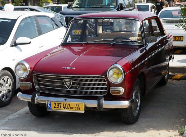 Car Show Classics: It's the Smorgasbord That is Israel's Classic Community 73 1972 Maroon Peugeot 404