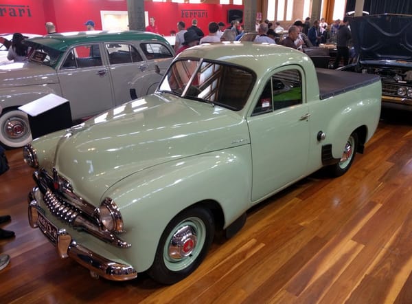 Car Show Classic: 2017 Motorclassica - A Hall Of Holden History 8 1954 Holden FJ ute