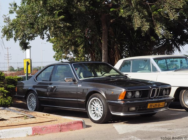 Car Show Classics: It's the Smorgasbord That is Israel's Classic Community 55 1986 Brown BMW 635 Csi E24