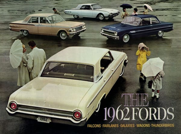 1962 Ford Galaxie 500 - Nice Looking Car, But Not What Buyers Wanted in 1962 12 Ford 1962 Line Folder 01