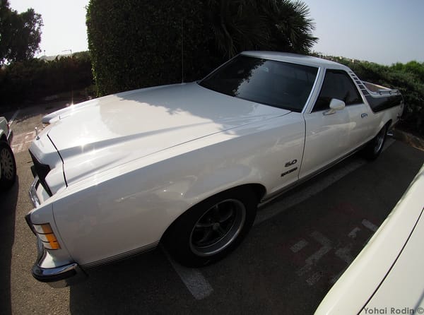 Car Show Classics: It's the Smorgasbord That is Israel's Classic Community 29 1978 White Ford Ranchero