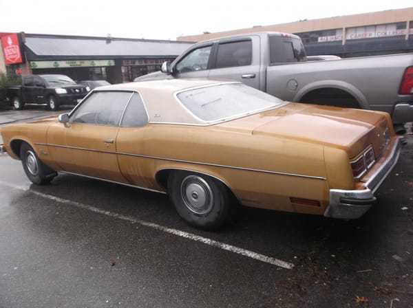 Cohort Sighting: 1973 Pontiac Parisienne Brougham - As Seen From Its Worst Angle 2 33763243192 2a80e27377 k
