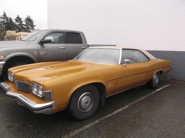 Cohort Sighting: 1973 Pontiac Parisienne Brougham - As Seen From Its Worst Angle 1 33790434181 d44f37fdf0 k