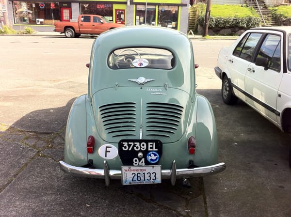 Curbside Classic: Renault 4CV - Quattre Pattes on the Lot 4 Renault 4CV 4493