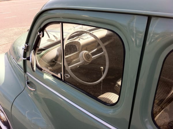 Curbside Classic: Renault 4CV - Quattre Pattes on the Lot 5 Renault 4CV 4501