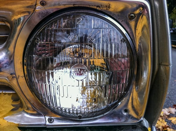 Curbside Classic: 1965(ish) Envoy Special - Don't Mention the Vauxhall! 6 Vauxhall Lucas Sealed beam