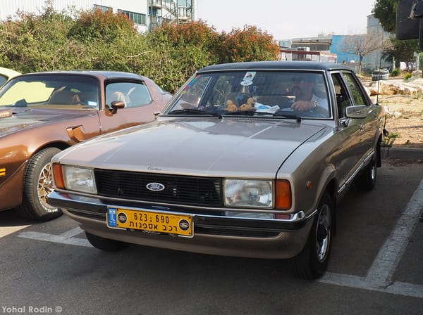 Car Show Classics: It's the Smorgasbord That is Israel's Classic Community 67 1979 Beige Ford Cortina