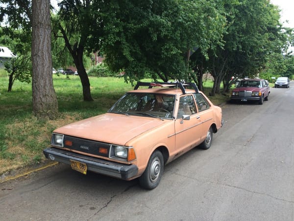 Neighborhood Outtake #1: 1981 Datsun 210 6 CC 329 012