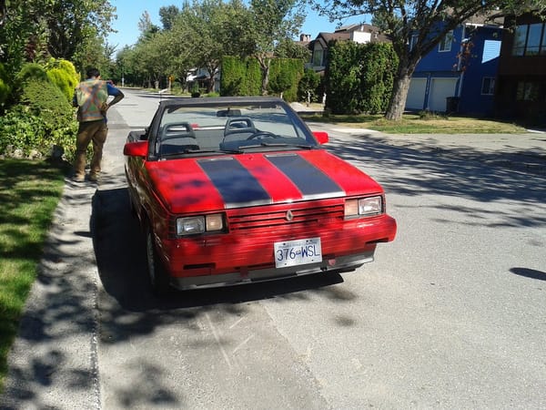 Curbside Classic: 1985 Renault Alliance Convertible - Ton Camembert à la Open Air 9 Renault Alliance convertible front robadr