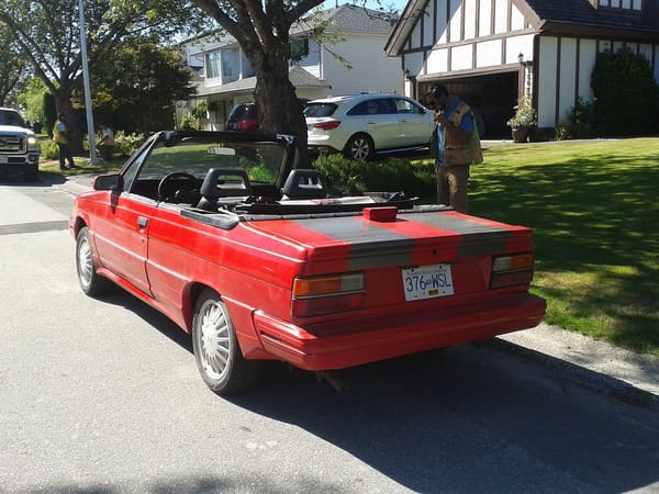 Curbside Classic: 1985 Renault Alliance Convertible - Ton Camembert à la Open Air 11 Renault Alliance convertible rear