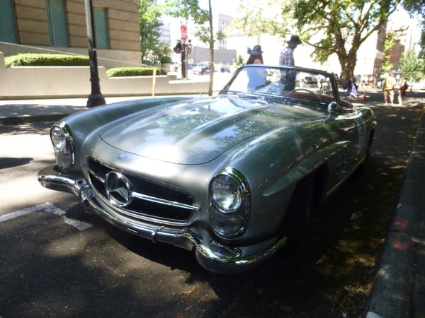 Car Show Classics: Streamlined Sundays: Cars in the Park, Part 3 - Slow Looks at Fast Cars 42 57MB300SLRdstr4