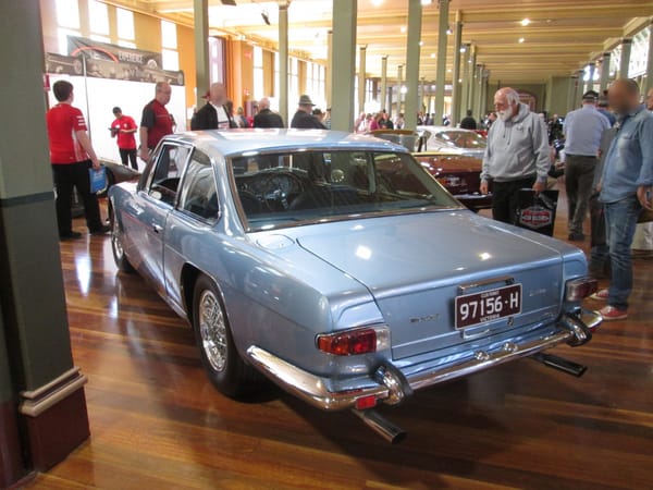 Car Show Classics More Highlights From Motorclassica 7 Maserati Mexico rear