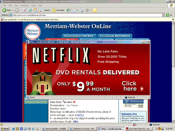 Netflix Popup