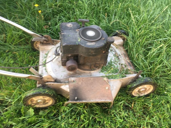 Lawnside Classics Update: My 1960's Sears Mower Is Still Ripping Through Tall Grass - Why Can't I Buy A New Side Discharge Mower? 2 CC 428 052