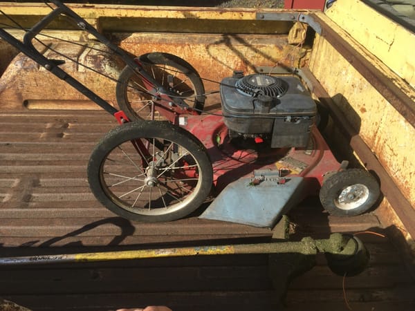 Lawnside Classics Update: My 1960's Sears Mower Is Still Ripping Through Tall Grass - Why Can't I Buy A New Side Discharge Mower? 6 CC 428 053