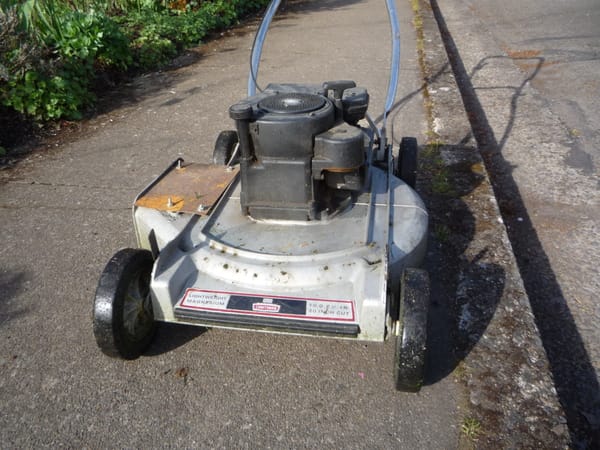 Lawnside Classics Update: My 1960's Sears Mower Is Still Ripping Through Tall Grass - Why Can't I Buy A New Side Discharge Mower? 4 CC 99 045