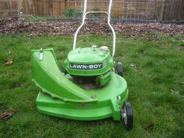 Lawnside Classics Update: My 1960's Sears Mower Is Still Ripping Through Tall Grass - Why Can't I Buy A New Side Discharge Mower? 5 CC 99 055