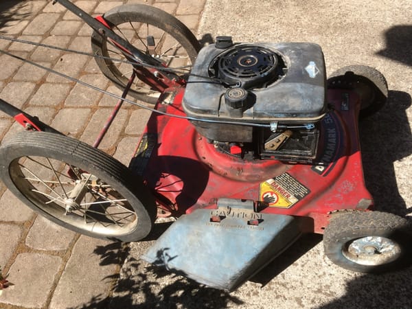 Lawnside Classics Update: My 1960's Sears Mower Is Still Ripping Through Tall Grass - Why Can't I Buy A New Side Discharge Mower? 8 CC 425 006