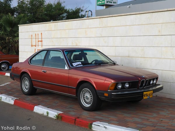 CCs in Israel: February 2021 - More Variety Coming Your Way 7 Maroon BMW E24 630 CS