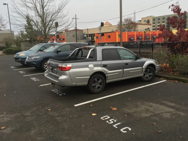 Curbside Outtake: Subaru Baja - Dead End 2 CC 433 031
