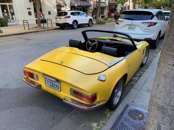 CC Outtake: A Bright Yellow British Roadster 3 IMG 3782