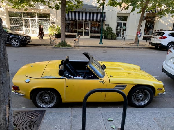 CC Outtake: A Bright Yellow British Roadster 1 TVR 2500