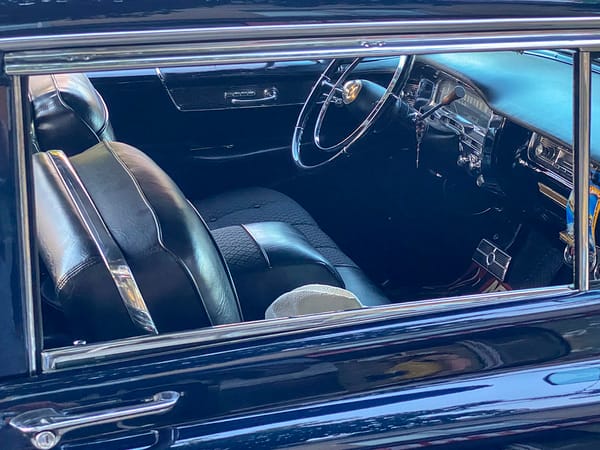 CC Outtake: 1954 Cadillac Bakkie - Craftsmanship in Blue 9 54 Cadillac Truck Interior