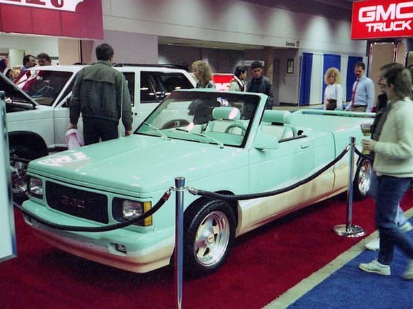 Curbside Classic: 1989 Dodge Dakota Sport Convertible - All Trends Have Their Limits 14 GMC Mahalo at car show