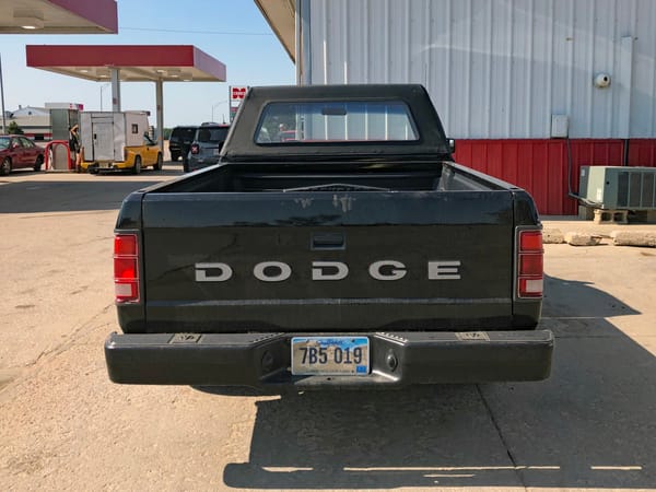 Curbside Classic: 1989 Dodge Dakota Sport Convertible - All Trends Have Their Limits 19 1989 Dodge Dakota Sport Convertible rear