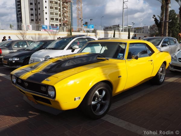 1968 Yellow Chevrolet Camaro