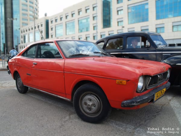 1973 Red Subaru DL Leone Coupe