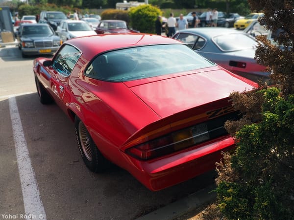 Car Show Classics: It's the Smorgasbord That is Israel's Classic Community 17 1979 Red Chevrolet Camaro Z28