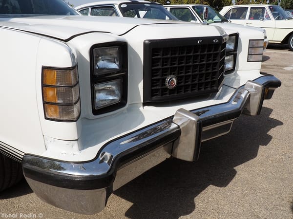 Car Show Classics: It's the Smorgasbord That is Israel's Classic Community 30 1978 White Ford Ranchero