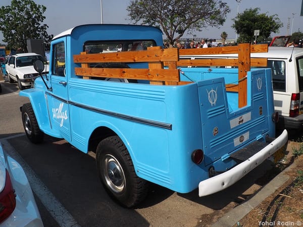 Car Show Classics: It's the Smorgasbord That is Israel's Classic Community 12 1963 Blue Willys Overland Pickup