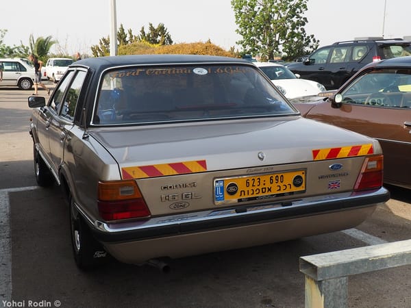 Car Show Classics: It's the Smorgasbord That is Israel's Classic Community 68 1979 Beige Ford Cortina