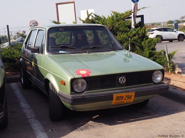 Car Show Classics: It's the Smorgasbord That is Israel's Classic Community 70 1978 Green VW Golf