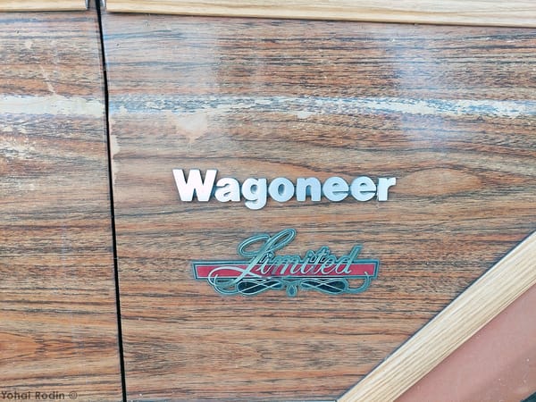 1983 Brown Jeep Wagoneer Emblem