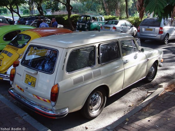 1971 White VW 412 LE Variant