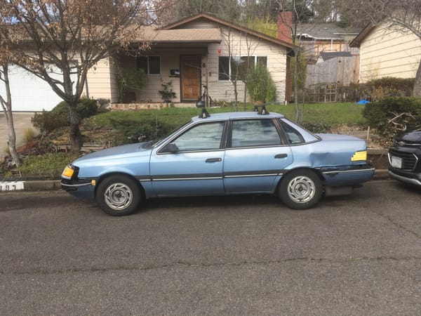 Curbside Outtake: 1989 Ford Tempo - " The Tempo And Topaz Have Been Losing Money For More Than A Decade" 5 IMG 0555