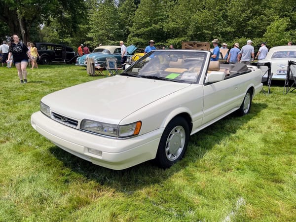 Car Show Outtakes: Three Cars That I Forgot Existed - '76 Buick LeSabre Coupe; '90 Buick Reatta & Infiniti M30 Convertibles 7 Infiniti M30 Convertible