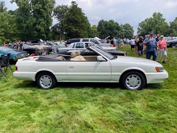 Car Show Outtakes: Three Cars That I Forgot Existed - '76 Buick LeSabre Coupe; '90 Buick Reatta & Infiniti M30 Convertibles 8 Infiniti M30 Convertible