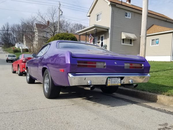Curbside Classic: 1972 Plymouth Duster In "Plum Crazy"- Sweetened Deal 5 54418372464 c8be8599f3 k