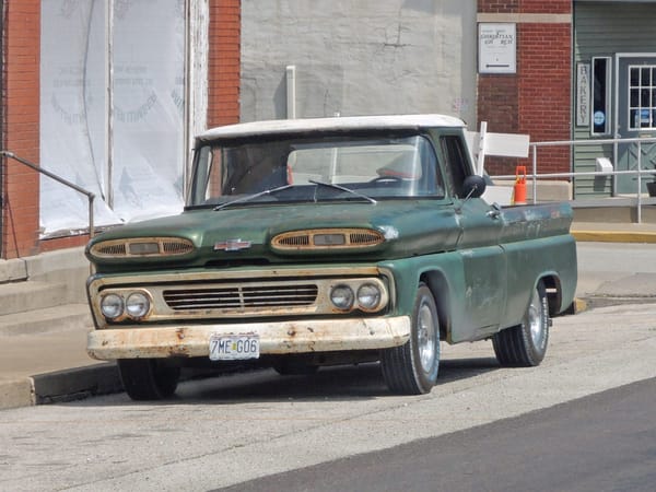 A Half-Year of Curbside and In-Motion Finds From Roads, Parking Lots and Curbs 19 1960 Chevrolet Pickup