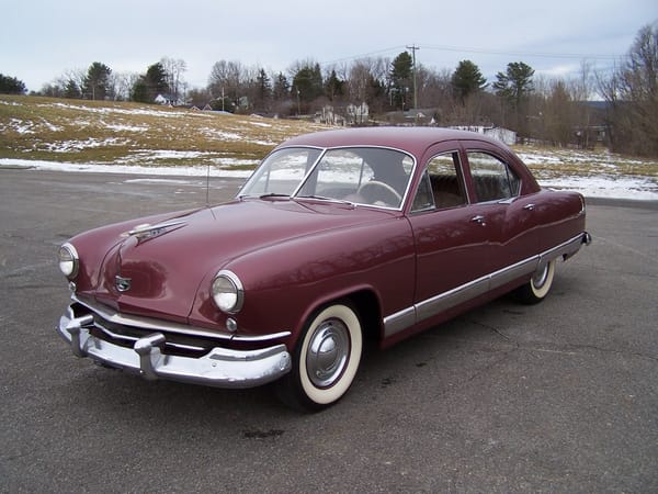 Early Hydra-Matic Users: Many Non-GM Automakers Bought This Pioneering Automatic Transmission 20 Left front 3q view of a Caribbean Coral 1951 Kaiser Deluxe Dragon sedan