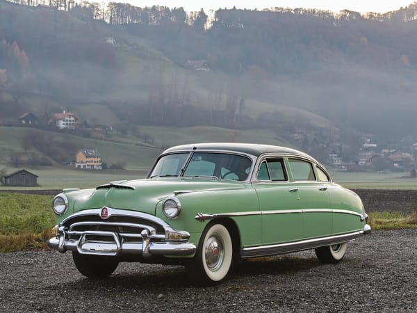 Early Hydra-Matic Users: Many Non-GM Automakers Bought This Pioneering Automatic Transmission 22 Left front 3q view of a green 1953 Hudson Hornet four-door sedan