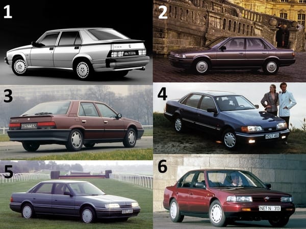 Curbside Classic: 1989 Lancia Thema Turbo 16v – Lancia’s Last Luxury Liner 11 1989 comparo Thema1